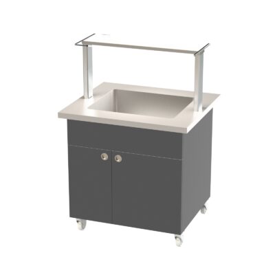 Buffékylvagn för 2 GN-kantiner