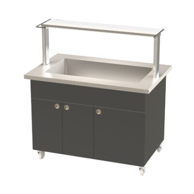 Buffékylvagn för 3 GN-kantiner