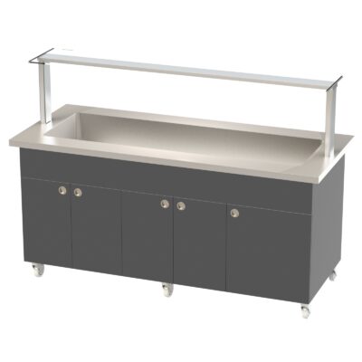 Buffékylvagn för 5 GN-kantiner