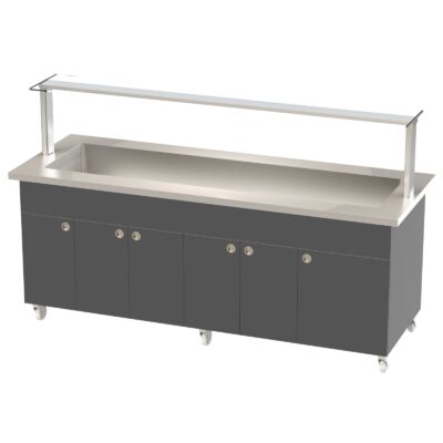 Buffékylvagn för 6 GN-kantiner