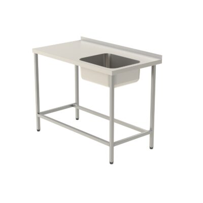 Beredningsbänk, diskho höger, utan bottenhylla