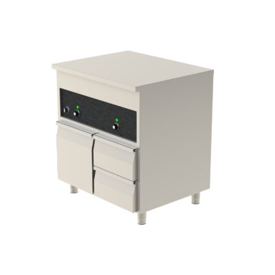 Värmebänk 800 med dörr + lådor