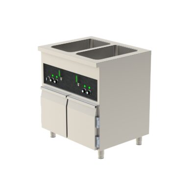 Vattenbadsvärmeri 800 med dörrar och separata bassänger