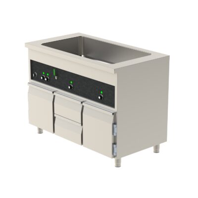 Vattenbadsvärmeri 1200 med dörr + lådor + dörr