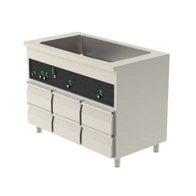 Vattenbadsvärmeri 1200 med lådor