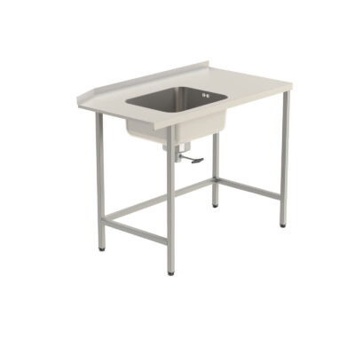 Inmatningsbänk höger utan hylla