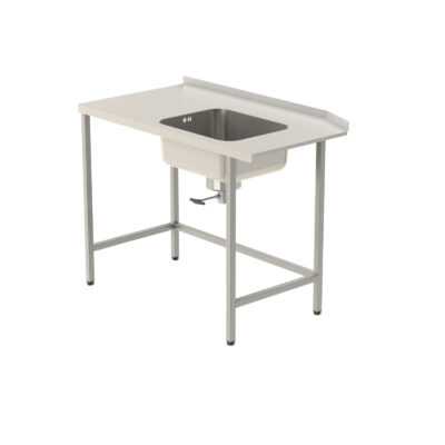 Inmatningsbänk vänster utan hylla