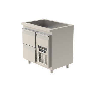 Kylbänk 900 med GN hel brunn